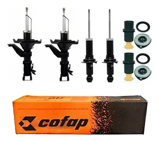 Par Amortecedor Diant + Trasei + Kit Civic 2003 A 2005 Cofap