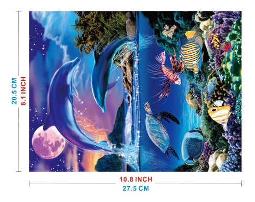 Rompecabezas Wuundentoy Gold Edition Dolphins In The Reef 100 Pzas