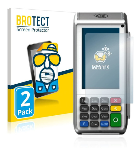 Bedifol 2x Brotect Matte Screen Protector For Pax A80