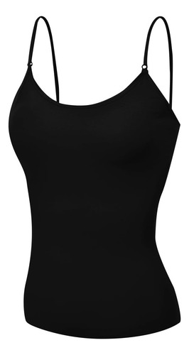 4 Pack Blusas Top De Tirantes Licra Basico Para Mujer.