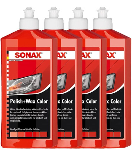 Sonax Polsih & Wax Black Cera Red + Microfibra 40x70cm P350