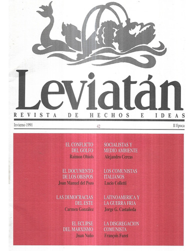 Leviatán N° 42 Hechos E Ideas / 1991