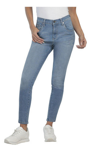 Pantalón Jeans Skinny Cintura Alta Lee Mujer 34w