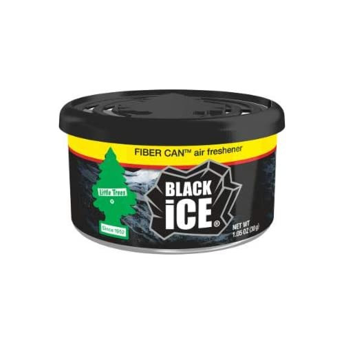 Little Trees Fiber Can, Black Ice (pack Of 6)