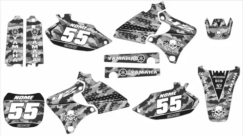 Kit Adesivo Moto Cross Trilha Compatível Yamaha Yz 426 Mt004