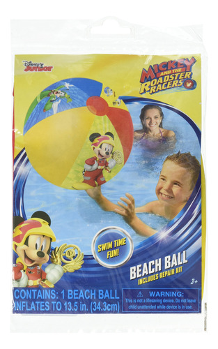 Mickey Mouse Roadster Pelota Hinchable De Playa