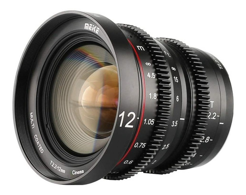 Lente Meke 12 Mm T2.2 Para M4/3  Olympus Y Panasonic Lumix