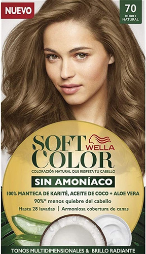 Tinte Soft Color Wella Sin Amoniaco Tono 70