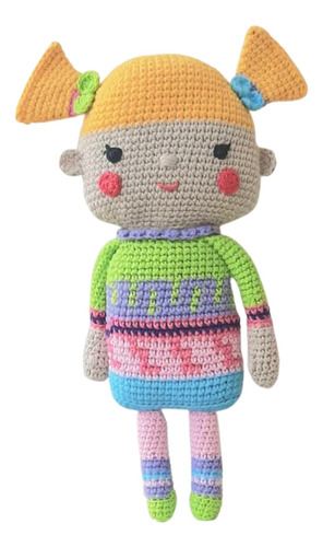 Muñeca Kia Amigurumi Tejido Crochet 