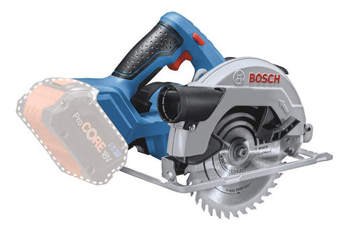 Serra Circular 3400rpm A Bateria 18v Gks 18v-57 - Bosch