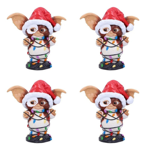4 Unidades Figura Gremlins Gizmo Luces De Hadas Envueltas