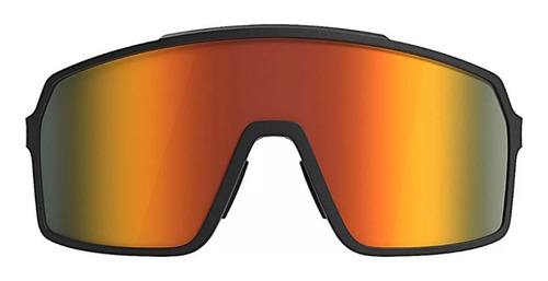 Óculos Sol Esportivo Hb Grinder Matte Black Orange Chrome