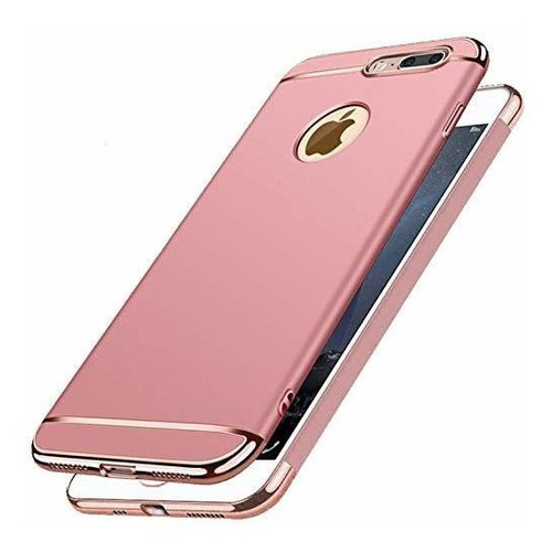 iPhone 8 Más Caso Matte Rosa Oro Ultra Fino Ajuste Cvl3c