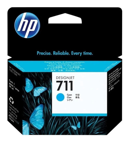 Cartucho Hp 711 Cian Cz130a 29ml Original Hp T120 T520