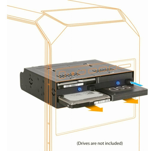 Icy Dock Flexidock Mb524sp-b Base De Conexión En Caliente