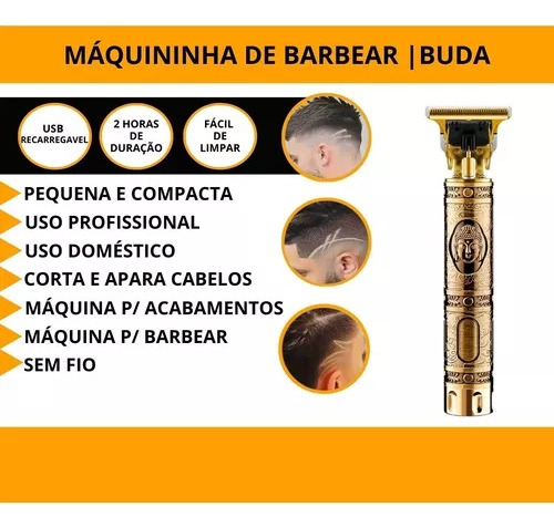 Maquina De Acabamento Profissional Vintage Barber
