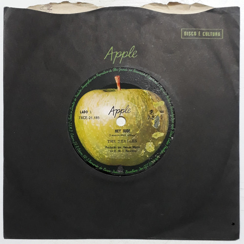 Compacto The Beatles Hey Jude Revolution Mono Apple 1968 (Usado)