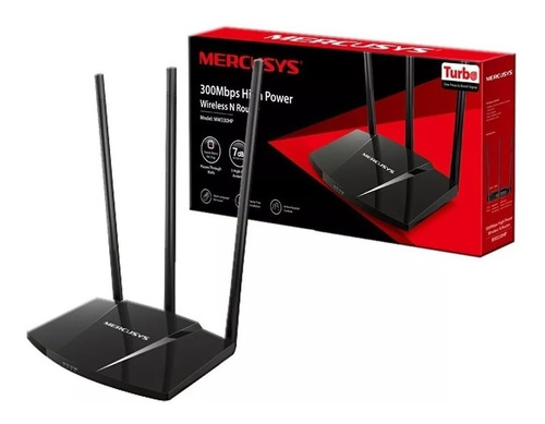 Mercusys Mw330hp, Router Wifi Alto Poder Rompemuros 300mbps