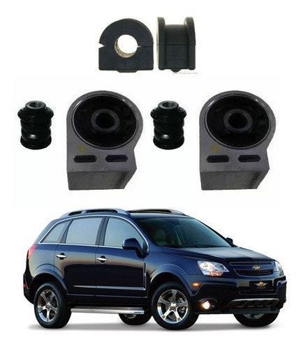 Kit 06 Buchas Suspensão Dianteira Gm Captiva - 1ª Linha