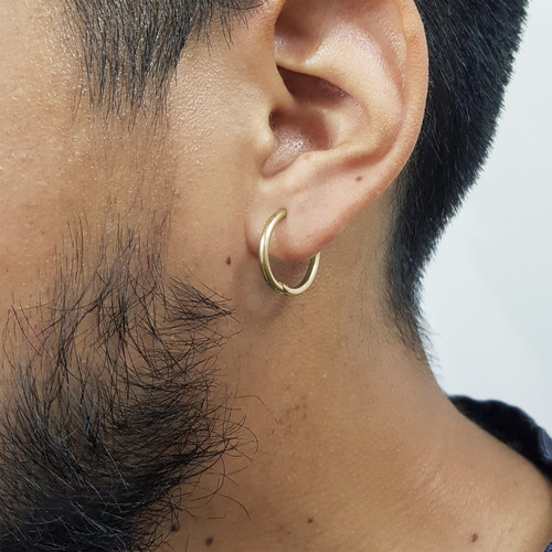 Arete Aro Retráctiles Presión Acero Retráctil Hombre Unisex