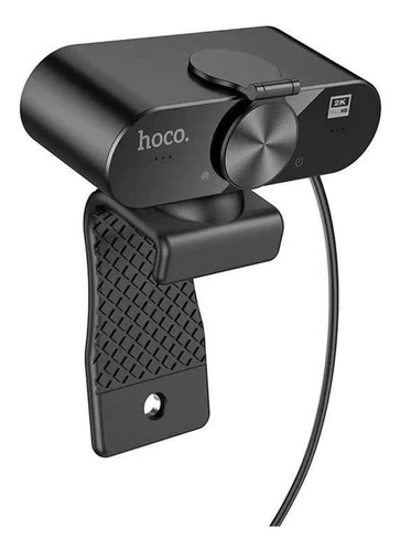 Imagen 1 de 2 de Webcam Hoco Usb Di06 2k Fullhd Con Microfono
