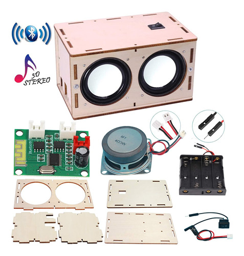 Cyoest Diy Bluetooth Speakoth Box Box Amplificador De Sonido