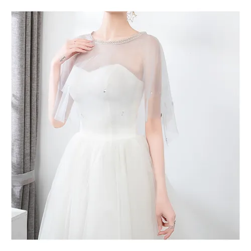 Capelets For Women Tulle Shawls Evening Dress Wraps Tops Lac