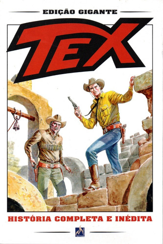 Tex Edição Gigante N° 38 - Os Dois Fugitivos - Manfredi & Freghieri - 244 Páginas - Em Português - Editora Mythos - Formato 19 X 27,5 - Capa Mole - Lacrada - 2022 - Bonellihq A23