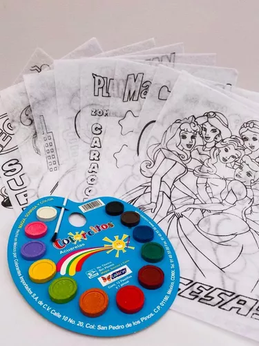 Kit Infantil Para Dibujar Pellon Acuarelas Y Mandil