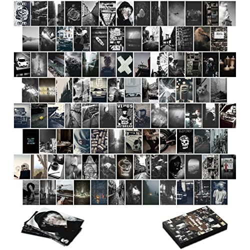 Kit De Collage De Fotos Gloomy For Wall Aesthetic 100 I...