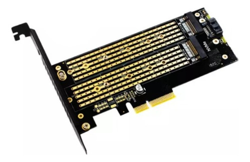 Placa adaptadora Pcie X4 Dual M.2 Ssd Nvme Y Ssd Sata 22110