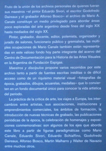 Maestros Y Discípulos. El Arte Argentino Archivo M. Canale