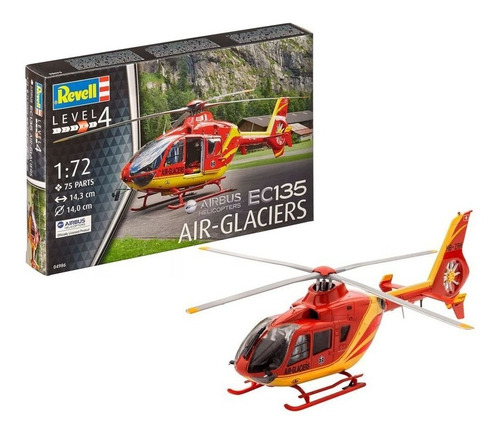 Airbus Helicopters Ec135 Air-glaciers - 1/72 - Revell 04986