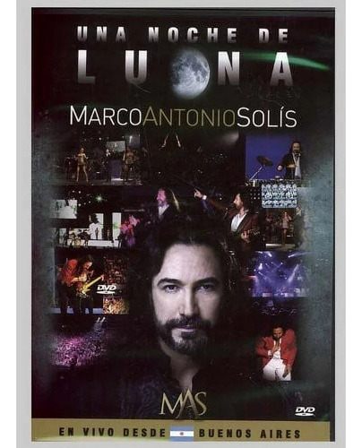 Dvd    Marco Antonio Solís     Una Noche De Luna   Sellado