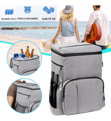 Mochila Térmica Para Congelador, Cerveza, Playa, Viaje