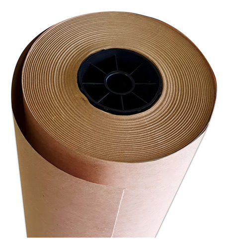 Bobina De Papel Semi Kraft Pintura Mascaramento 80g 90cm 2kg Cor Marrom