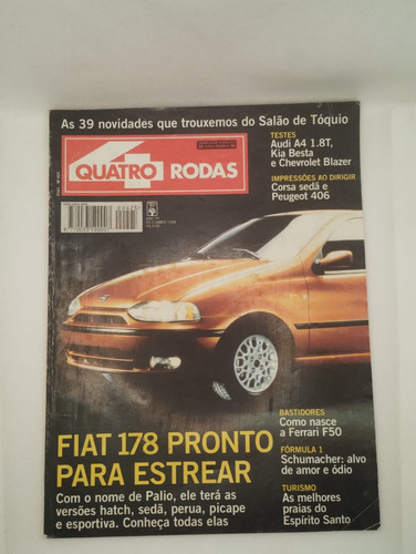 Revista Quatro Rodas Carros Antigos Brasil N425 Fiat 178