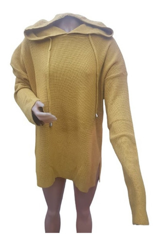 Sweater De Bremer Con Lycra C/capucha Doble Perle T.u