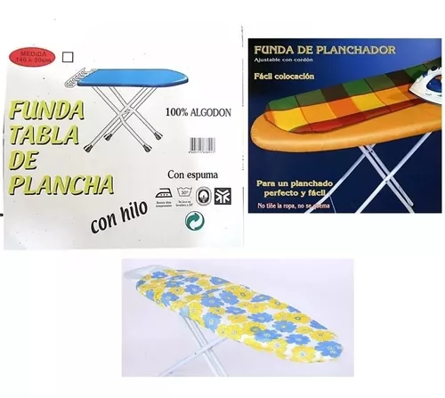 Funda Tabla Planchar Ajustable Lavable Lavanderia Planchado