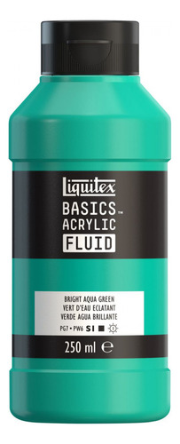 Tinta Acrílica Liquitex Basics Fluid 250ml Bright Aqua Green