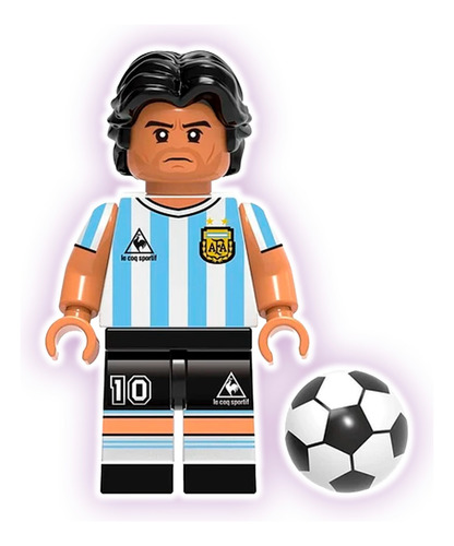 Minifiguras Futbol Mundial Pele Maradona Cristiano Os Gamer