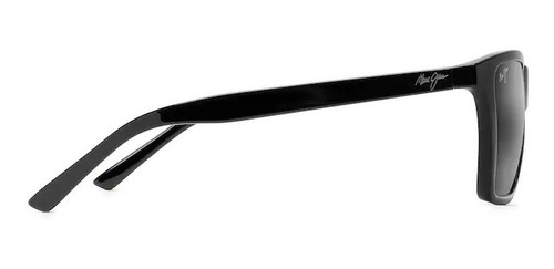 Imagen 3 de 3 de Lentes De Sol Maui Jim Cruzem - Negro / Gris - 864-02