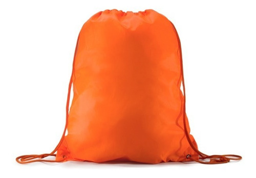 Pack 10x Bolso Mochila Polyester 35x43 Para Estampar / Uss