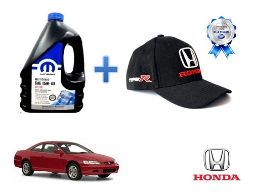 Garrafa Aceite Mopar + Gorra Honda Accord Coupe 1998 A 2002