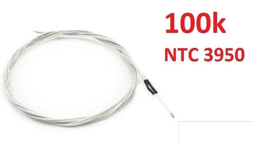 Imagen 1 de 4 de Termistor 100k Ntc3950 Ntc Prusa Temperatura Impresora