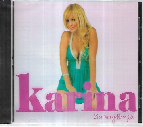 Karina Album Sin Verguenza Sello Garra Record Cd Sellado