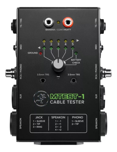 Tester P/ Cables Profesional Mackie Mtest-1