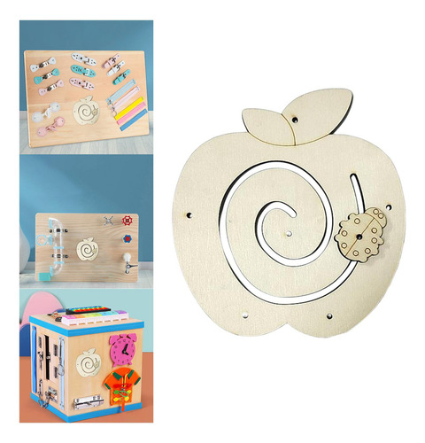 3 Accesorios De Tablero Sensorial Montessori, Tobogán,