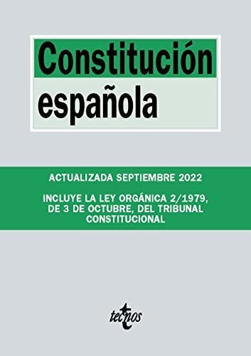 Constitución Española, De Aa. Vv.. Editorial Tecnos, Tapa Blanda En Español, 2022