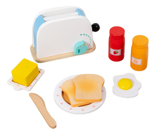 Juguete De Madera Para Hacer Pan De Simulación, Juguete